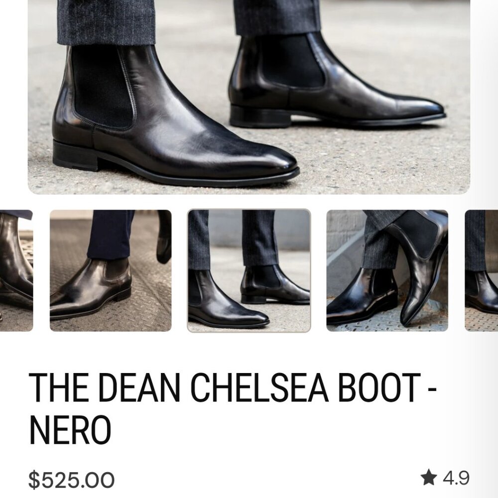 Paul Evan's Men's Chelsea Boot, Black, Size 8, US 9